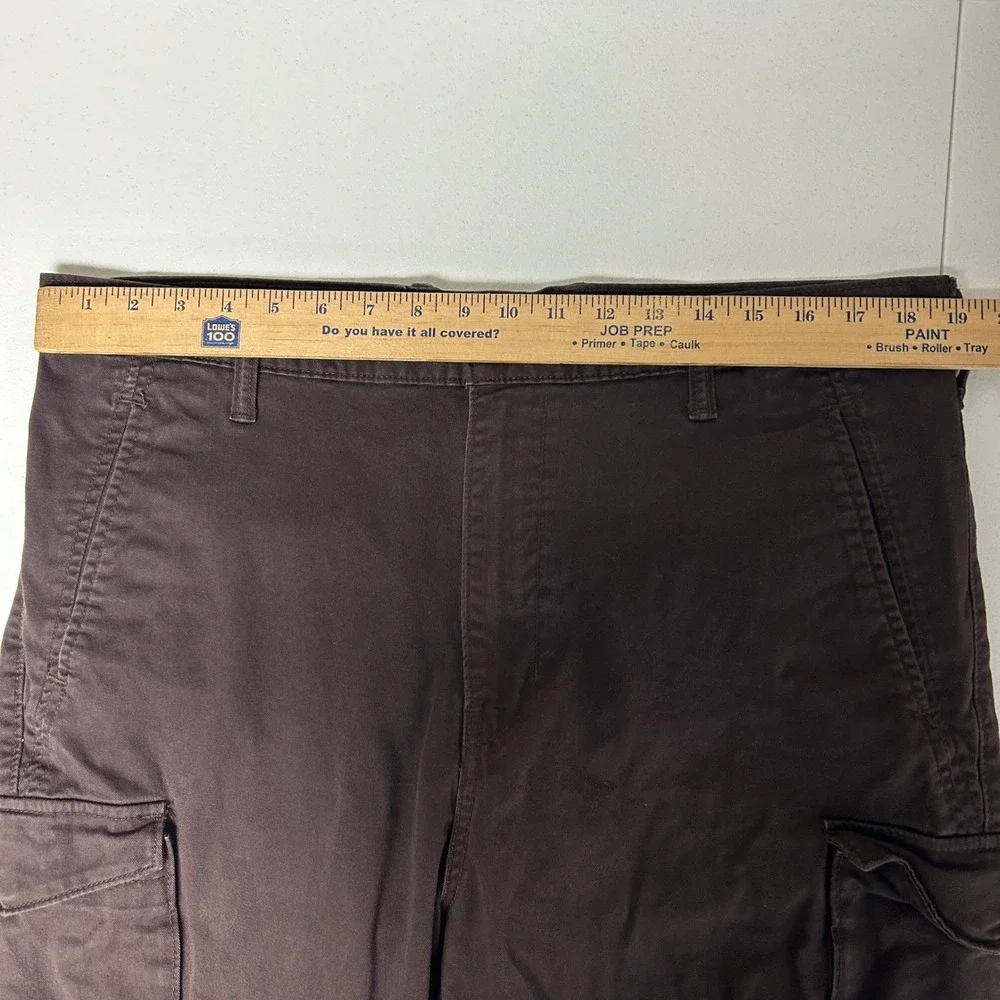 Levi Strauss Cargo Jogger Mens 38x32 (fit 38x29) Brown Tapered Utility Pants